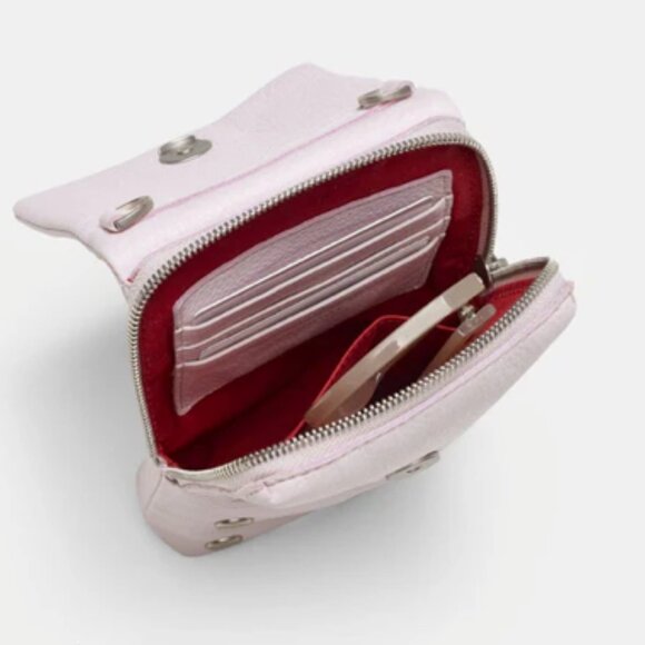 Hammitt VIP Mobile Leather Crossbody Bag Pastel Lilac - Picture 5 of 8